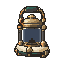 An unlit arena lantern